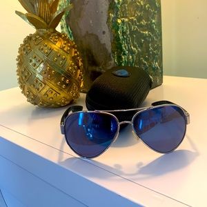 Costa South Point Blue polarized aviator sunglasses
